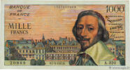 FRANCE 1000 Francs RICHELIEU FRANCE 1000 Francs RICHELIEU 1957 TTB -