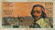 FRANCE 1000 Francs RICHELIEU FRANCE 1000 Francs RICHELIEU 1957 TB -