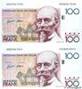 BELGIQUE 100 Francs Consécutifs BELGIQUE 100 Francs Consécutifs 1982 NEUF -