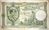 BELGIQUE 1000 Francs - 200 Belgas BELGIQUE 1000 Francs - 200 Belgas 1944 B+ -