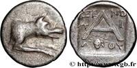 Hellénistique 1 (323 à 188 avant J.C.) Hémidrachme ou triobole ARGOLIDE - ARGOS Argos, monétaire Xénophilos c. 85-50 AC. (14,5mm, 2,15g, 11h) -