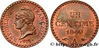 FRANCE Un centime Dupré, IIe République DEUXIÈME RÉPUBLIQUE Paris 1849 (18mm, 2,00g, 6h) -