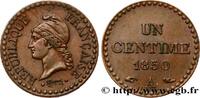 FRANCE Un centime Dupré, IIe République DEUXIÈME RÉPUBLIQUE Paris 1850 (18mm, 2,00g, 6h) -