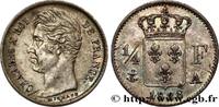 FRANCE 1/4 franc Charles X CHARLES X Paris 1828 (15mm, 1,25g, 6h) -