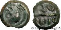 FRANCE Potin à l’esse et aux chevrons, stylisé AULERQUES ÉBUROVICES (Région d'Évreux) Évreux (27) Ier siècle avant J.-C. (17mm, 4,12g, 9h) -