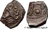 FRANCE Drachme “au sanglier”, à la grosse tête bouclée, S RUTÈNES (région de Rodez) IIe-Ier siècle av. J.-C (15mm, 2,19g, 9h) -