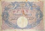FRANCE 50 Francs BLEU ET ROSE FRANCE 50 Francs BLEU ET ROSE 1916 B -