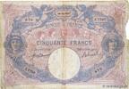FRANCE 50 Francs BLEU ET ROSE FRANCE 50 Francs BLEU ET ROSE 1917 B -