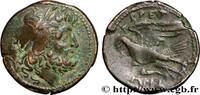 Hellénistique 1 (323 à 188 avant J.C.) Drachme ou unité BRUTTIUM - BRUTTII - LES BRETTIENS Locres ou Crotone Bruttium 214-211 AC. (22,5mm, 7,03g, 3h) -