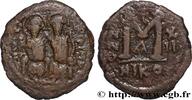 L'EMPIRE D'ANASTASE À MAURICE TIBÈRE (491-602) Follis JUSTIN II et SOPHIE Nicomédie 576-577 (29,5mm, 9,27g, 6h) -