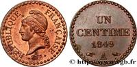 FRANCE Un centime Dupré, IIe République DEUXIÈME RÉPUBLIQUE Paris 1849 (18mm, 1,93g, 6h) -