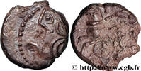 FRANCE Denier KALETEDOY à la rouelle LINGONS (Région de Langres) c. 80-50 AC. (12mm, 1,20g, 9h) -