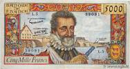 FRANCE 5000 Francs HENRI IV FRANCE 5000 Francs HENRI IV 1957 TTB -