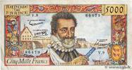 FRANCE 5000 Francs HENRI IV FRANCE 5000 Francs HENRI IV 1957 pr.TTB -
