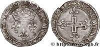 FRANCE Double sol parisis, 1er type CHARLES IX Bordeaux 1570 (23,5mm, 3,14g, 6h) -