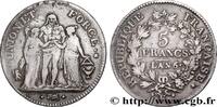 FRANCE 5 francs Union et Force, Union serré, seulement gl DIRECTOIRE Bordeaux 1798 (36,69mm, 24,63g, 6h) -