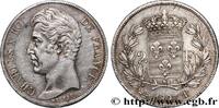 FRANCE 2 francs Charles X CHARLES X Nantes 1827 (27mm, 10,05g, 6h) -