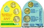 RÉPUBLIQUE DE SAINT- MARIN MINI-SÉRIE Euro BRILLANT UNIVERSEL 10 Cent, 20 Cen RÉPUBLIQUE DE SAINT- MARIN Rome 2007 (mm, g, 12h) -