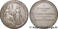 FRANCE Médaille, Compagnie Universelle du Canal maritime ÉGYPTE - CANAL DE SUEZ 1869 (41,5mm, 41,09g, 12h) -