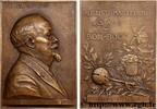 FRANCE Plaquette, Auguste Marteroy PERSONNAGES 1928 (70,5mm, 121,97g, 12h) -