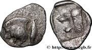 Archaïque 2 (550 à 480 avant J.C.) Hemiobole MYSIE - CYZIQUE Cyzique, Mysie c. 480-450 AC. (8,5mm, 0,45g, 6h) -