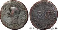 LES JULIO-CLAUDIENS (27 avant J.C. à 69 après J.C. As TIBÈRE Rome 22-23 (29,5mm, 9,46g, 6h) -