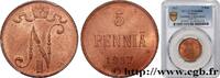 FINLANDE 5 Pennia FINLANDE 1917 (25mm, 6,41g, 12h) -