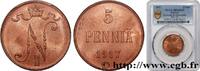 FINLANDE 5 Pennia FINLANDE 1917 (25mm, 6,41g, 12h) -