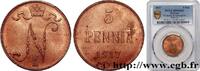 FINLANDE 5 Pennia FINLANDE 1917 (25mm, 6,41g, 12h) -