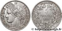 FRANCE 5 francs Cérès, IIe République DEUXIÈME RÉPUBLIQUE Strasbourg 1850 (37mm, 24,88g, 6h) -