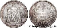 FRANCE 5 francs Hercule TROISIÈME RÉPUBLIQUE Paris 1876 (37mm, 25,10g, 6h) -