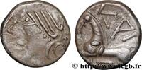 FRANCE Denier KALETEDOY, au delta renversé LINGONS (Région de Langres) c. 80-50 AC. (12mm, 1,92g, 9h) -
