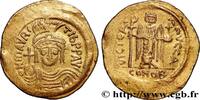 L'EMPIRE D'ANASTASE À MAURICE TIBÈRE (491-602) Solidus MAURICE TIBÈRE Constantinople 583-601 (22mm, 4,33g, 6h) -
