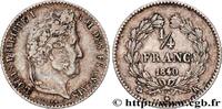 FRANCE 1/4 franc Louis-Philippe LOUIS-PHILIPPE Ier Bordeaux 1840 (15mm, 1,23g, 6h) -