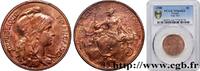 FRANCE 5 centimes Daniel-Dupuis TROISIÈME RÉPUBLIQUE 1908 (25mm, 5g, 6h) -