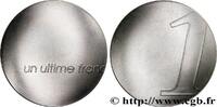 FRANCE 1 franc, Ultime Franc par Starck COMMÉMORATIVES MONNAIE DE PARIS 2001 (33mm, 17,85g, 12h) -