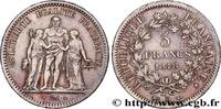 FRANCE 5 francs Hercule, IIe République DEUXIÈME RÉPUBLIQUE Lyon 1848 (37mm, 24,85g, 6h) -