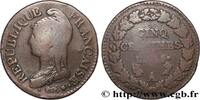 FRANCE Cinq centimes Dupré, grand module, A/A DIRECTOIRE Paris 1797 (28mm, 9,47g, 6h) -