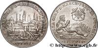 FRANCE Communauté des marchands de la Loire L'ORLÉANAIS - Noblesse et villes 1739 (31mm, 9,95g, 6h) -