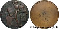 FRANCE Médaille, Le fer ENTREPRISES, INDUSTRIES ET COMMERCES DIVERS Monnaie de Paris 1940 (58,5mm, 113,80g, 12h) -