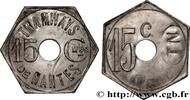 TRANSPORTS (TRAINS, BUS, TRAMWAYS, BATEAUX...) 15 Centimes - Tramways de Nantes TRANSPORTS (TRAINS, BUS, TRAMWAYS, BATEAUX...) Nantes n.d. (25mm, 2,86g, 12h) -