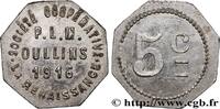 TRANSPORTS (TRAINS, BUS, TRAMWAYS, BATEAUX...) 5 Centimes - Société coopérative PLM La Renaissanc TRANSPORTS (TRAINS, BUS, TRAMWAYS, BATEAUX...) Oullins 1916 (20mm, 1,88g, 12h) -
