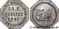 TRANSPORTS (TRAINS, BUS, TRAMWAYS, BATEAUX...) 5 Centimes - Société coopérative PLM La Renaissanc TRANSPORTS (TRAINS, BUS, TRAMWAYS, BATEAUX...) Oullins 1916 (20mm, 1,95g, 12h) -
