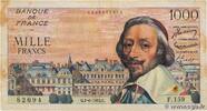 FRANCE 1000 Francs RICHELIEU FRANCE 1000 Francs RICHELIEU 1955 TB -