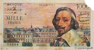 FRANCE 1000 Francs RICHELIEU FRANCE 1000 Francs RICHELIEU 1955 B+ -