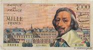 FRANCE 1000 Francs RICHELIEU FRANCE 1000 Francs RICHELIEU 1955 TB -