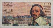 FRANCE 1000 Francs RICHELIEU FRANCE 1000 Francs RICHELIEU 1956 TB+ -