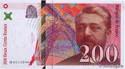 FRANCE 200 Francs EIFFEL FRANCE 200 Francs EIFFEL 1996 SPL+ -