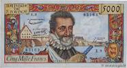 FRANCE 5000 Francs HENRI IV FRANCE 5000 Francs HENRI IV 1957 TTB -