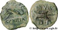 FRANCE Quadran HISPANIA - BÆTICA - CARTEIA Ier siècle avant J.-C. (18,5mm, 4,50g, 6h) -